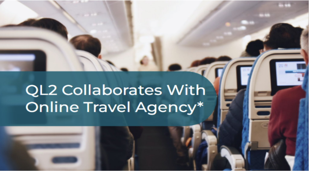 Cover image reading QL2 Collaborates With Online Travel Agency on QL2's website