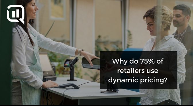 Image reading "Why do 75% of retailers use dynamic pricing?" on QL2's website