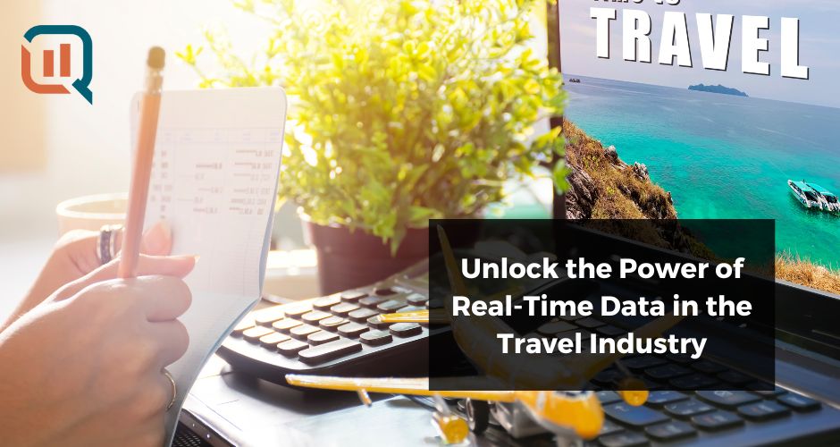 Cover image reading "Unlock the Power of Real-Time Data in the Travel Industry"