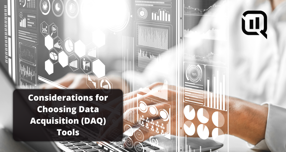 Cover image reading Considerations for Choosing Data Acquisition (DAQ) Tools